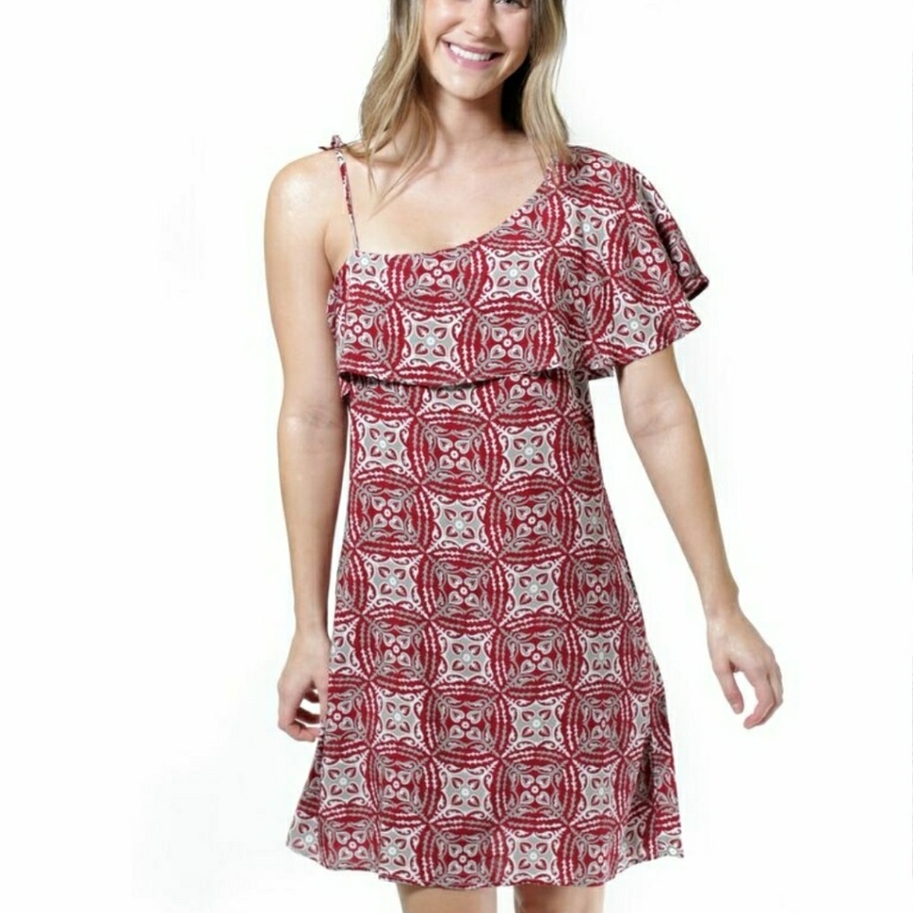 Keisi One Shoulder Dress All For Color Size Small